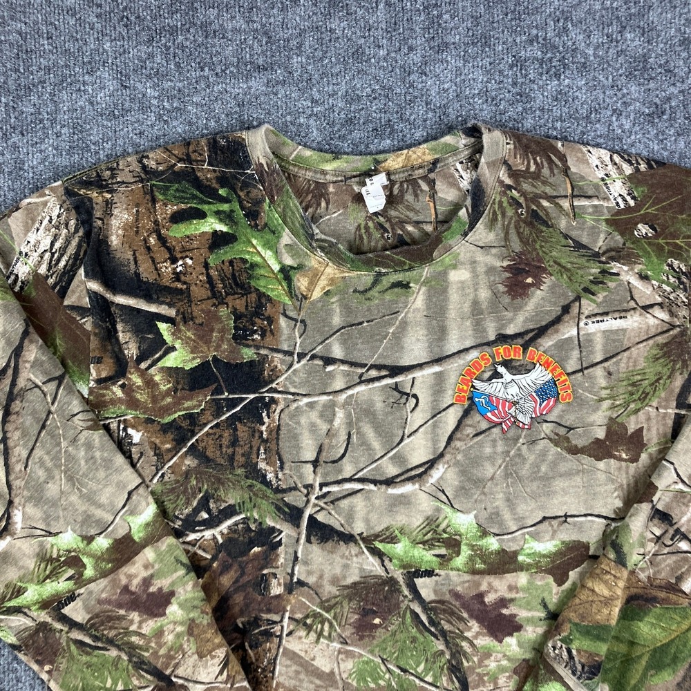 Code‎ Five Shirt Mens L Camo Long Sleeve Heroes Honoring Heroes Graphic Tee